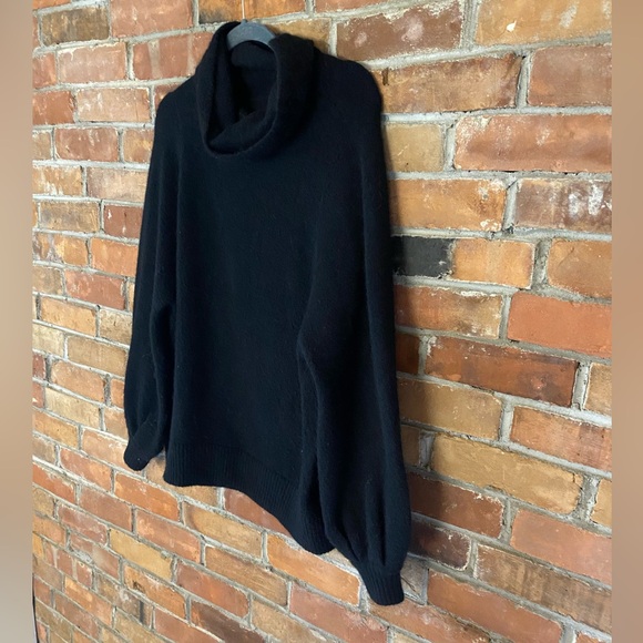 ARITZIA THE GROUP BABATON adichie sweater black turtleneck wool alpaca - Picture 7 of 11